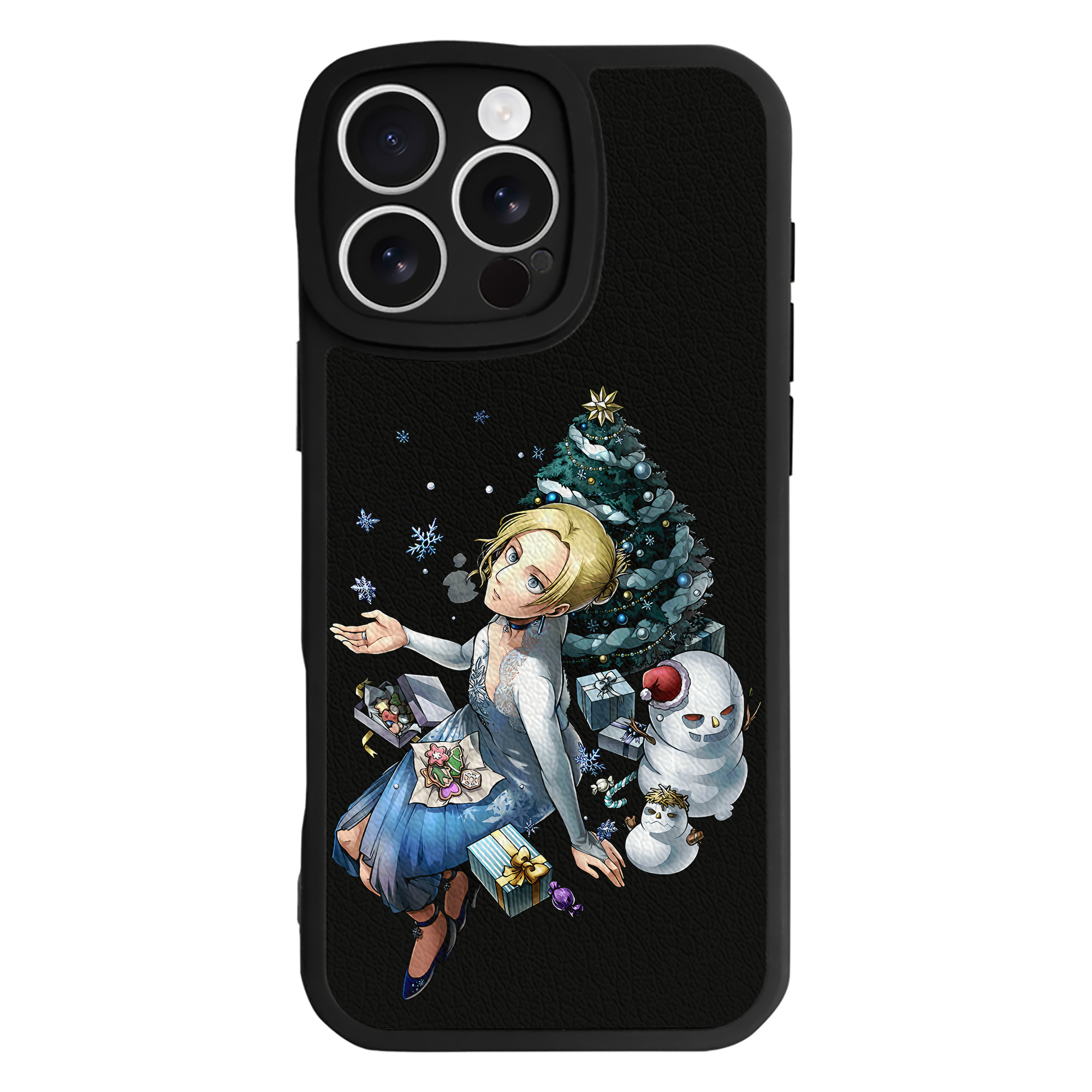 （画像用） 進撃の巨人 アニ・レオンハート Attack on Titan Annie Leonhart 【iPhone 16シリーズ対応】シリコンスマホケース（レザー調） 材質：シリコン
